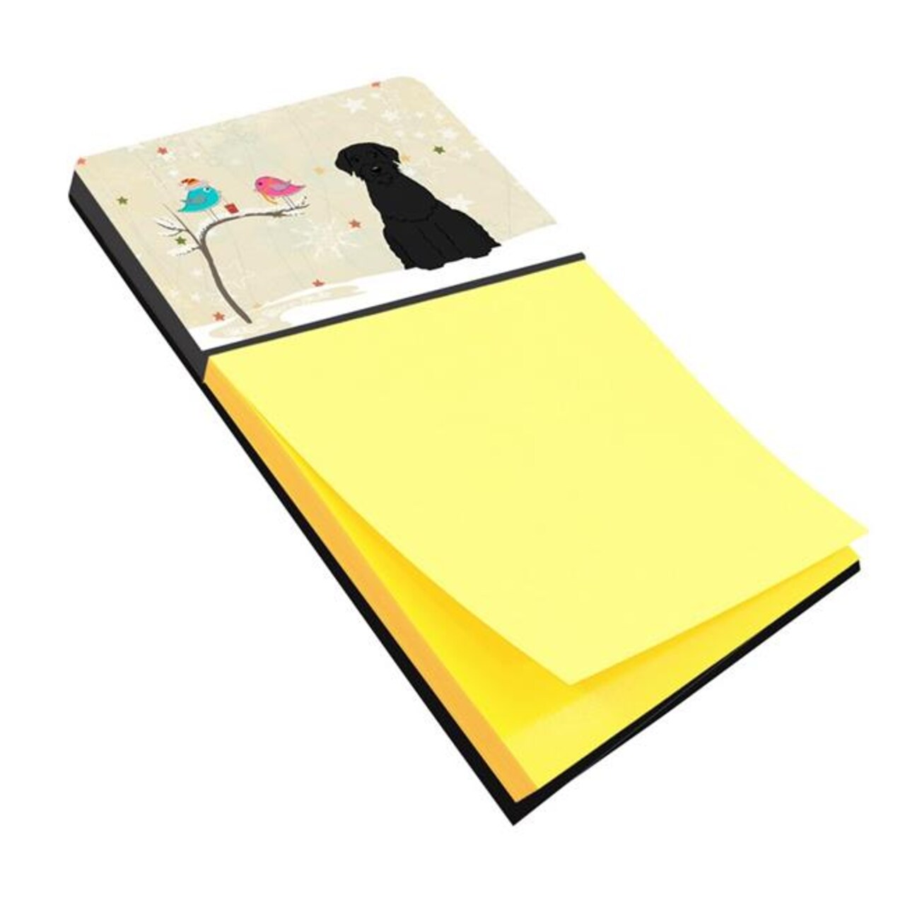 Carolines Treasures BB2538SN Christmas Presents Between Friends Giant Schnauzer Sticky Note Holder